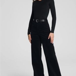 SPANX Black Wide Leg Pants